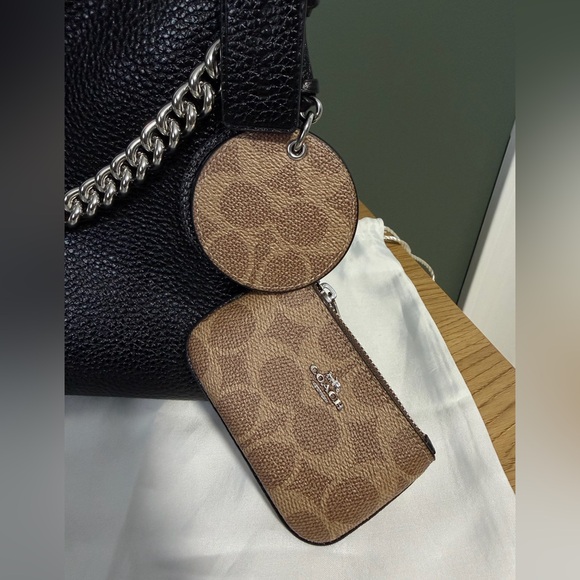 Coach Laurel Shoulder Bag with Pouch & Chain - Picture 3 of 5